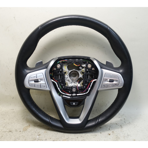 Damaged BMW G05 X5 G06 X6 G07 X7 Leather Sport Wheel Paddles 2019-2023 OEM