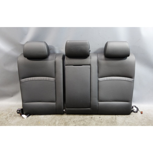 BMW F10 Rear Seat Backrest Black Leather Exclusive Seam Heat OEM 11-16 5-Series 