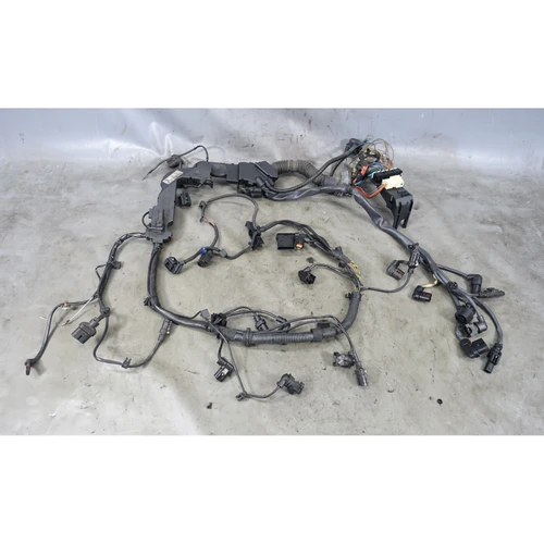 Damaged BMW F10 F02 N57 Diesel Engine Wiring Harness 535dX 740LdX OE