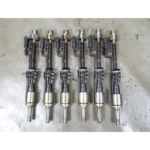2011-2013 BMW N55 Turbo 6cyl EU5 Direct High Pressure Injector Set of 6 OEM