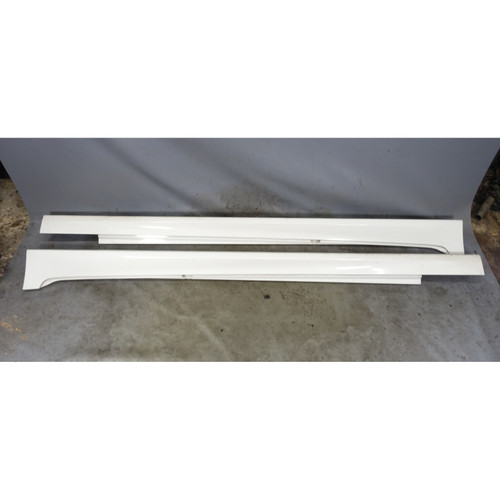 BMW 5-Series F10 M Sport Side Skirt Pair Alpine White 300 2011-2016 OEM