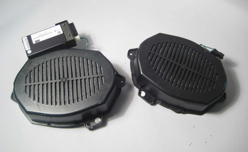 BMW E46 Sedan Harman Kardon HK Rear Subwoofer Pair 325i 330i 330xi 1999-2005 OEM