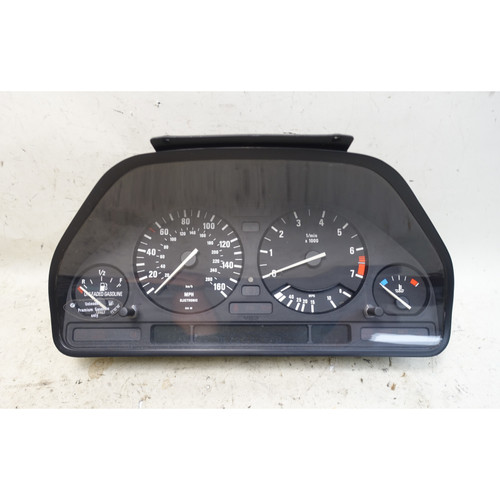 Damaged BMW E34 525i 535i Instrument Gauge Cluster Speedo Tach MPH 9/90 to 9/91