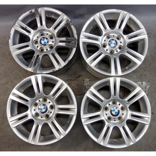 06-13 BMW E9x 3-Series 17" Style 194 Wheel Set of 4 Staggered Rims M-Sport OEM