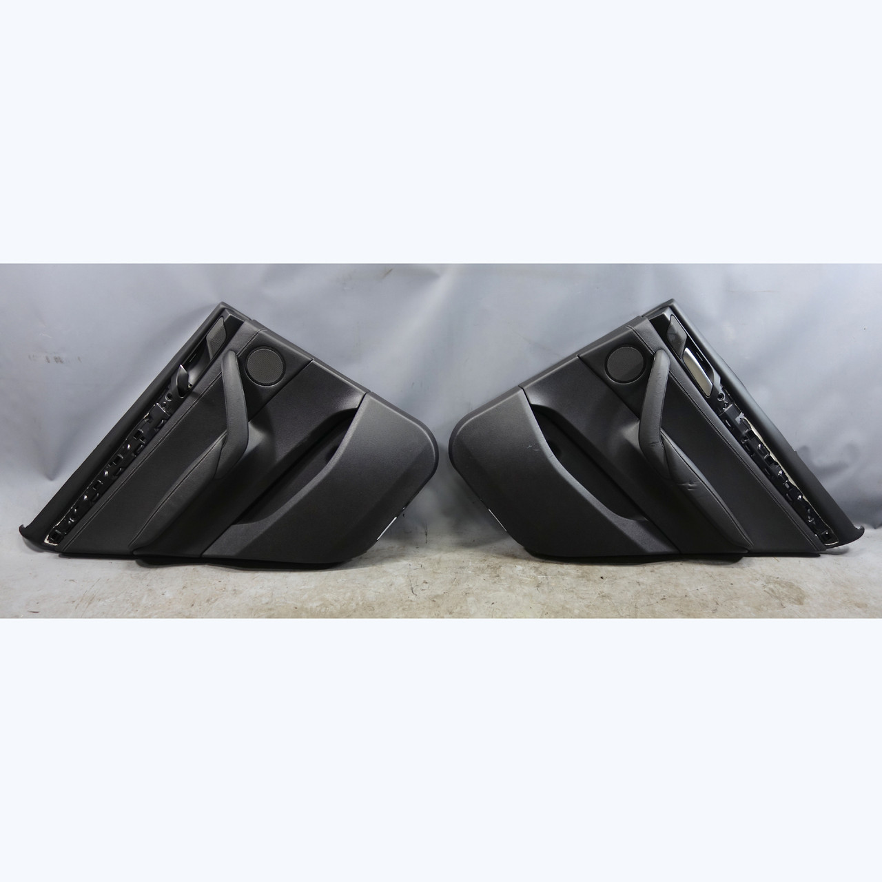 2011-2017 BMW F25 X3 Rear Interior Door Panel Trim Skin Pair Black