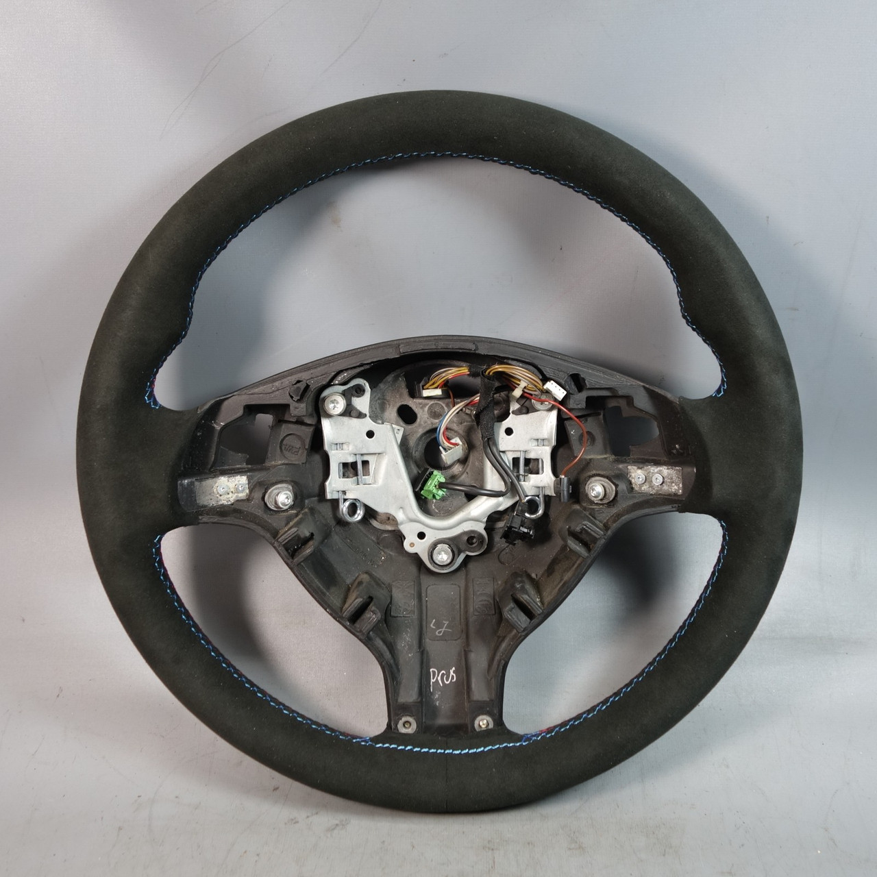 ハンドル STEERING WHEEL !!!M3 BMW OEM Custom Leather M Sport E46 M3 SMG ZCP steering wheel