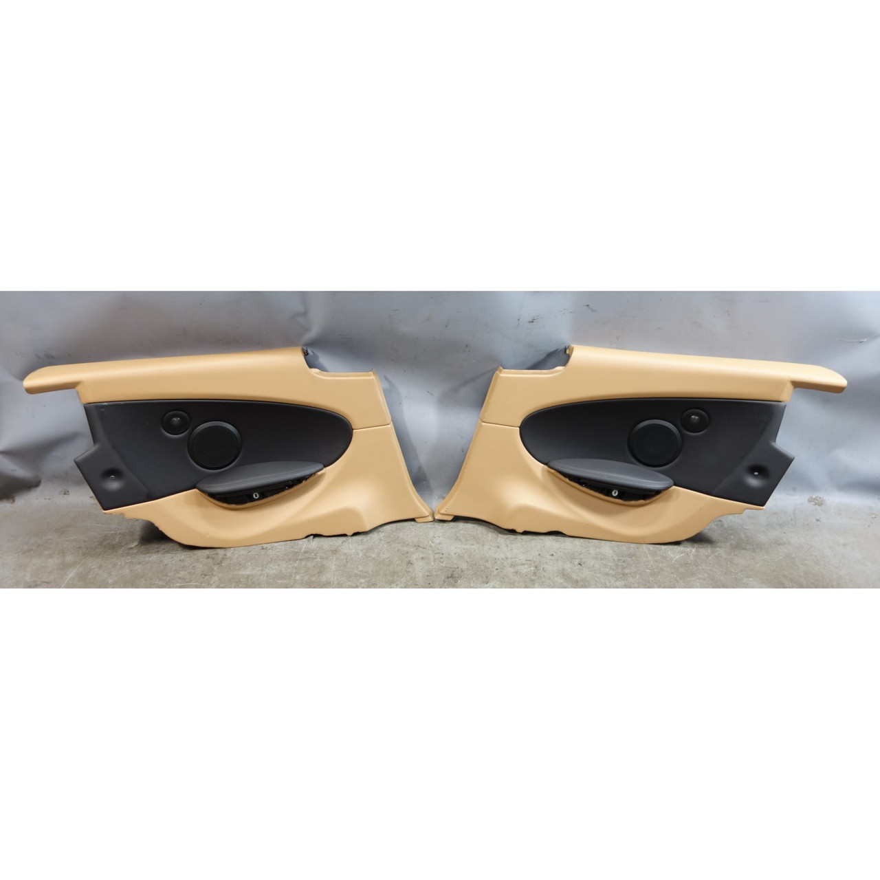 08-10 BMW E63 650i Coupe Rear Interior Trim Panels Saddle Brown