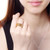Cherish Mesh Rings In 18kt Gold Plating Rose Gold Plating And 925 Silver Plated F369-6010975045