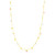 Size: 18'' - 14K Tri Color Necklace with Dangling Circles P150-30074-18
