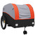 Bike Trailer Black and Orange 99.2 lb Iron A949-94152