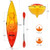 Single Sit-on-Top Kayak with Detachable Aluminum Paddle-Yellow B593-SP37770