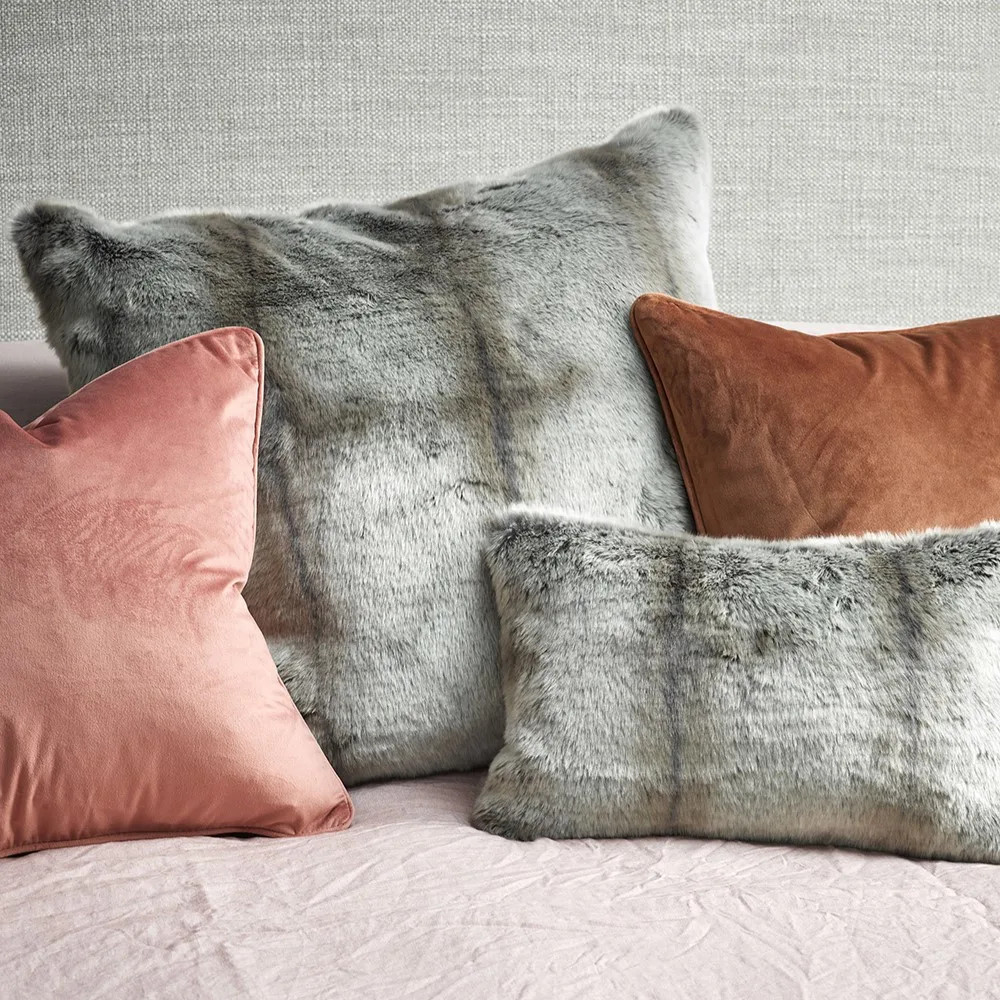 Faux Fur Euro Cushion