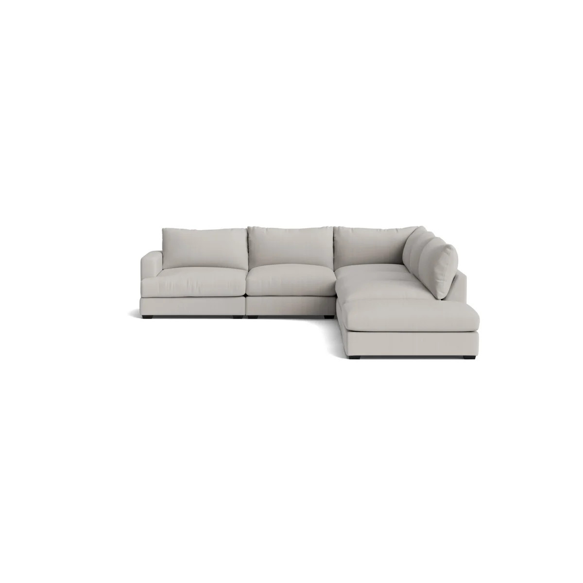 Longbeach Jumbo Modular 5 Seat w Ottoman