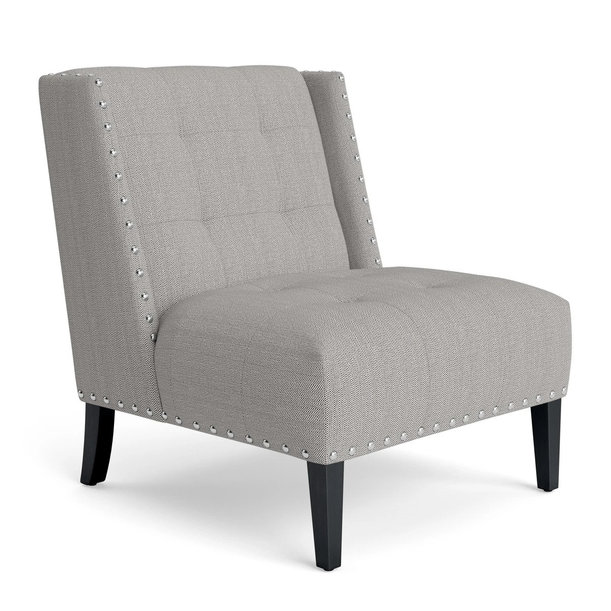 Brentwood Slipper Chair with Studs