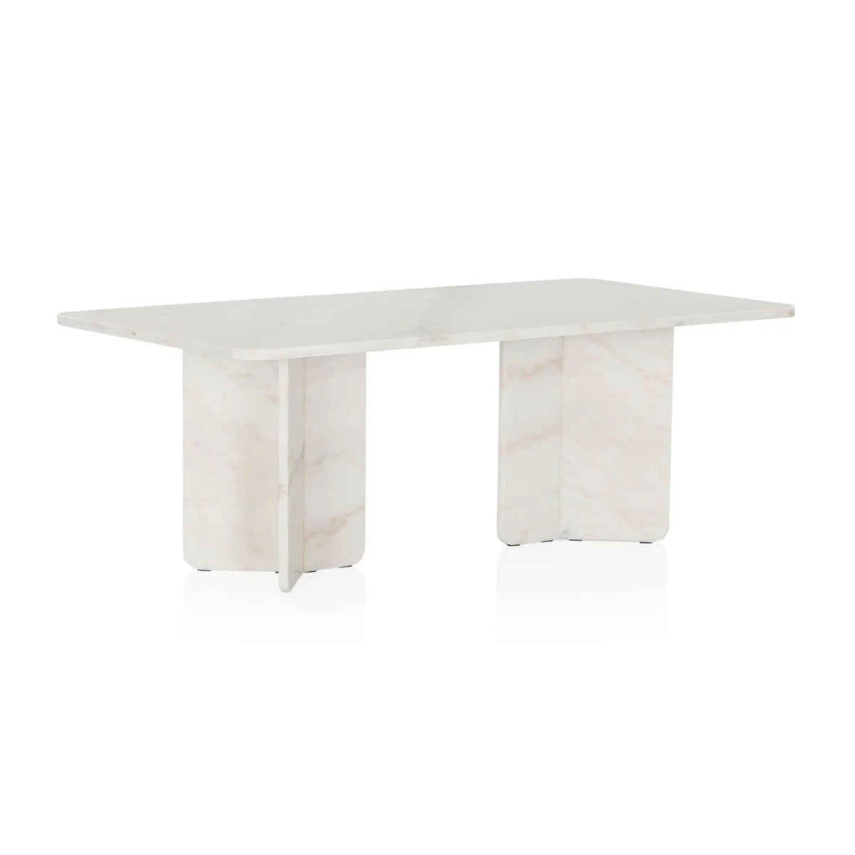 Como Marble Rectangle Dining Table