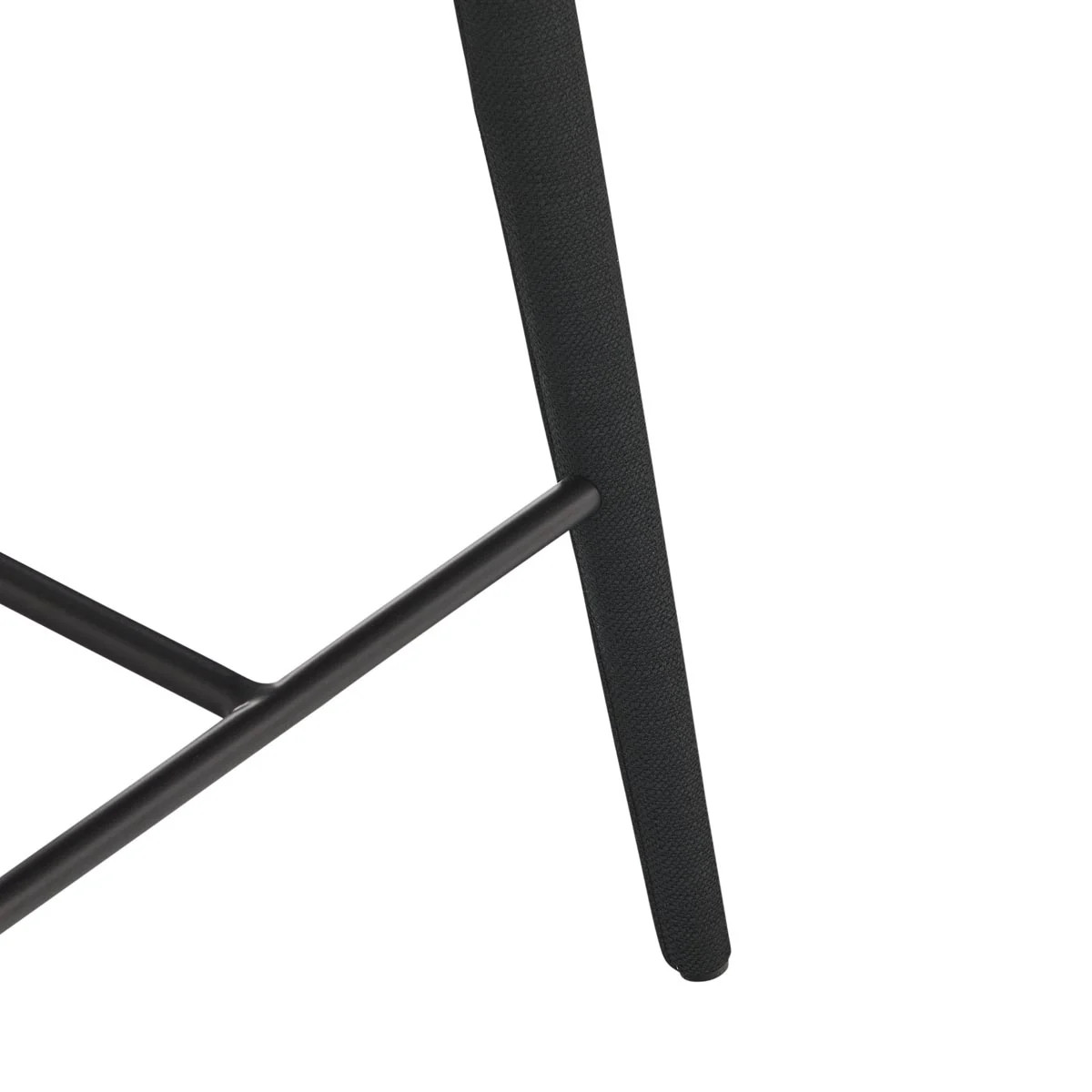 Markson Counter Stool with Leather Piping