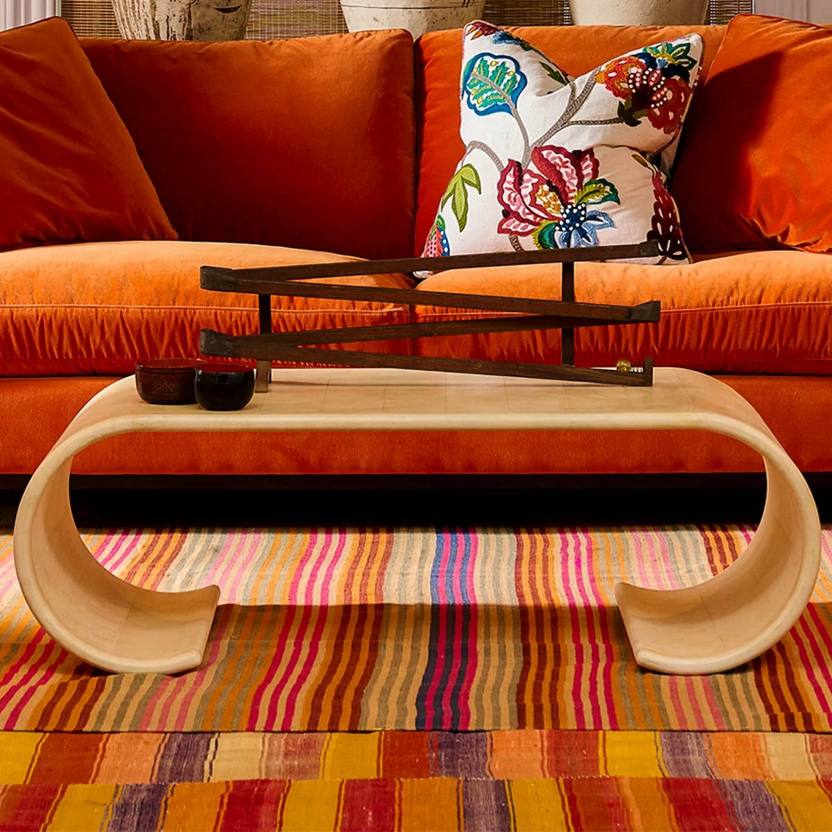 Goatskin Coffee Table