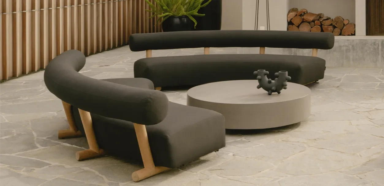 Monaco Round Concrete Coffee Table