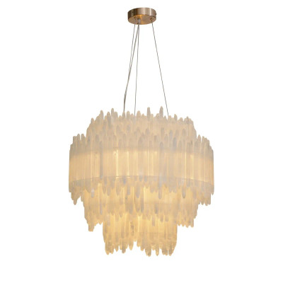 Selenite Layer Round Pendant - 764741||Main Image|1