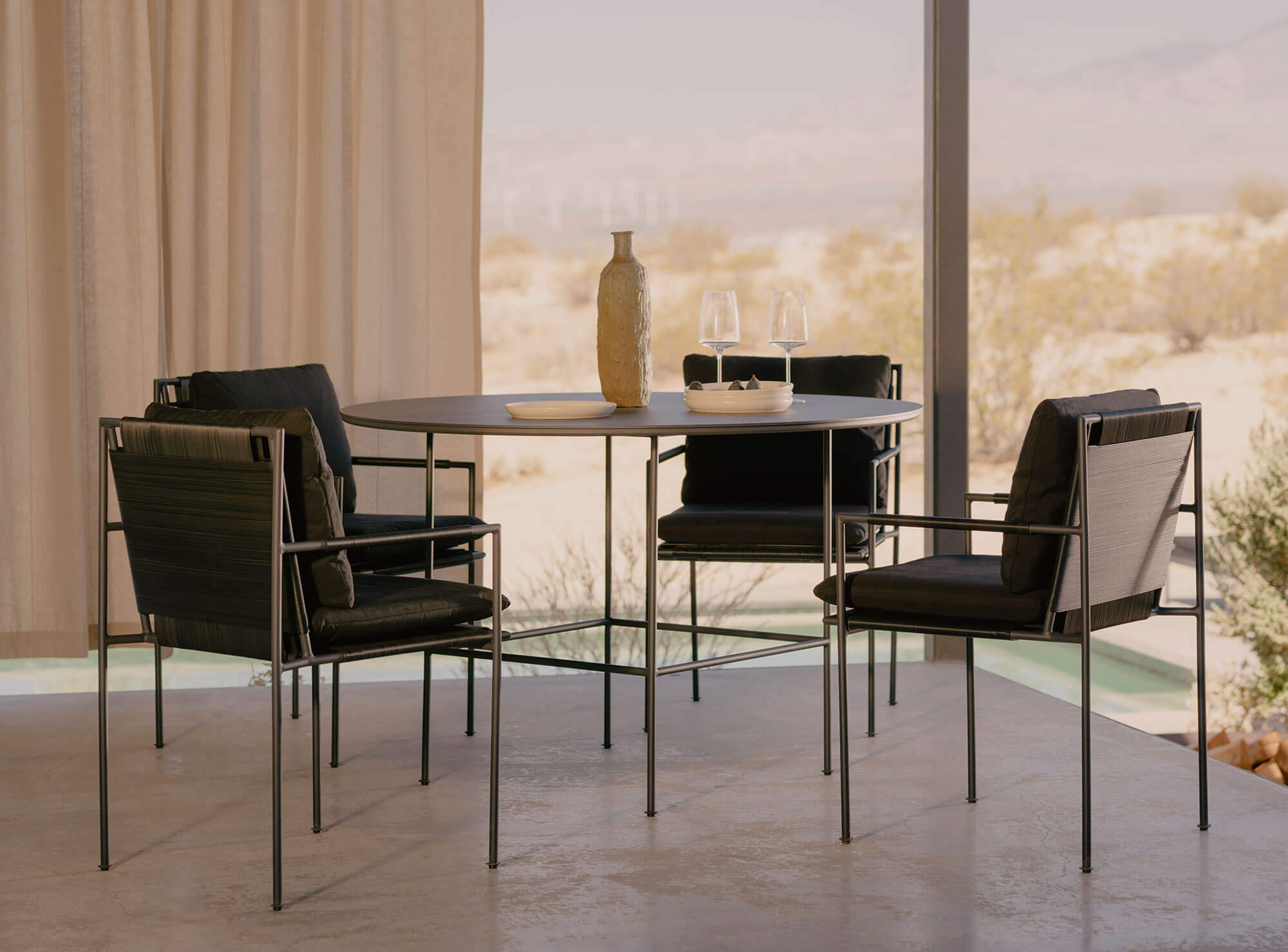 Aluminium tabletops - Coco Republic Australia