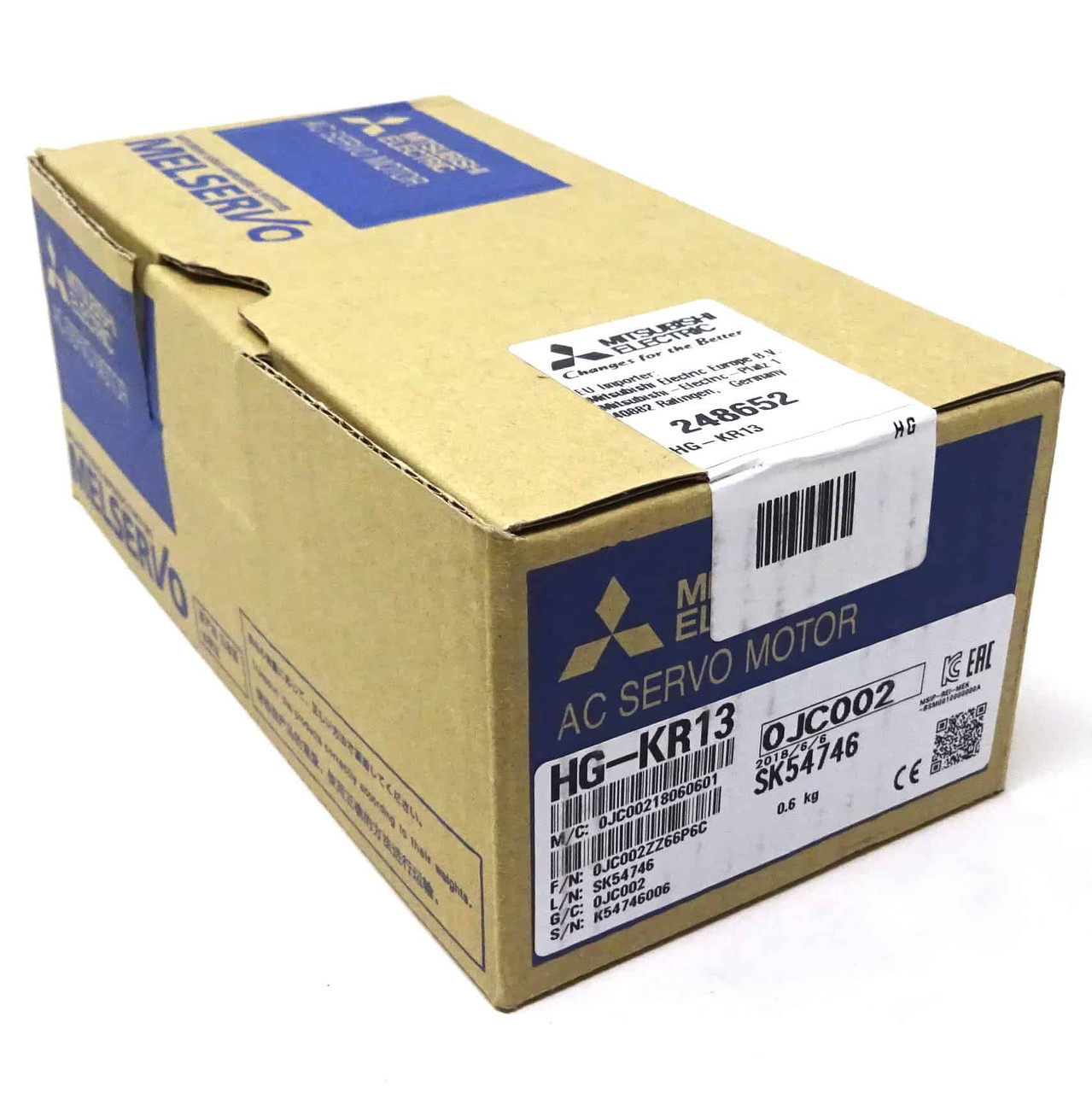 K R13 AC Servo Motor HG-KR13 Mitsubishi HGKR13 - Servo Motors Ltd