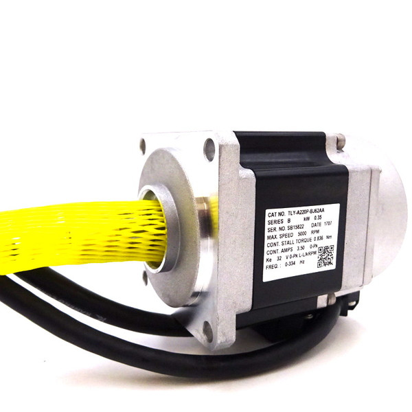 Servo Motor TLY-A220P-BJ62AA Allen-Bradley 0.35kW 5000RPM 0.836Nm TLYA220PBK62AA