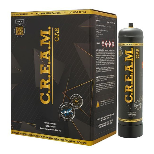 CREAM GAS 640GM 22.6OZ (0.95L) CYLINDER CHARGER