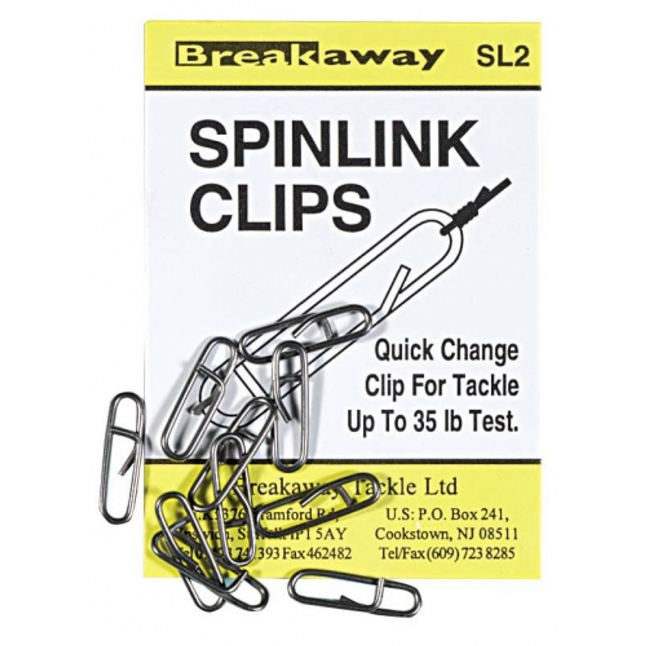 Breakaway Sea Fishing Spinlink Clips - Terminal Tackle - Sea fishing -  Keen's Tackle & Guns