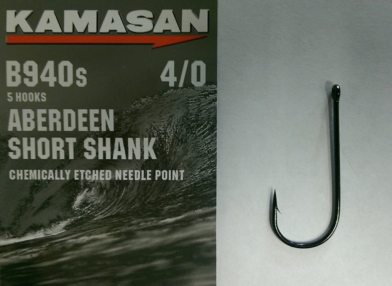 Kamasan B940S Short Shank Aberdeen Hooks - Keen's Tackle & Guns