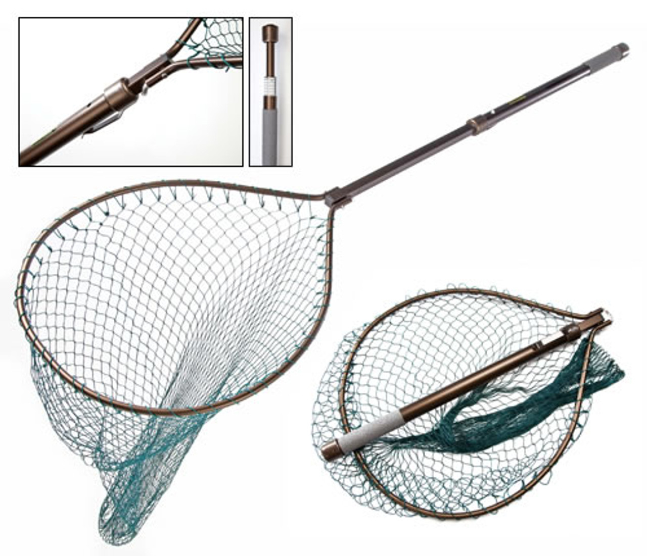 McLean Telescopic Hinged Handle Weigh Landing Net - Keen's Tackle