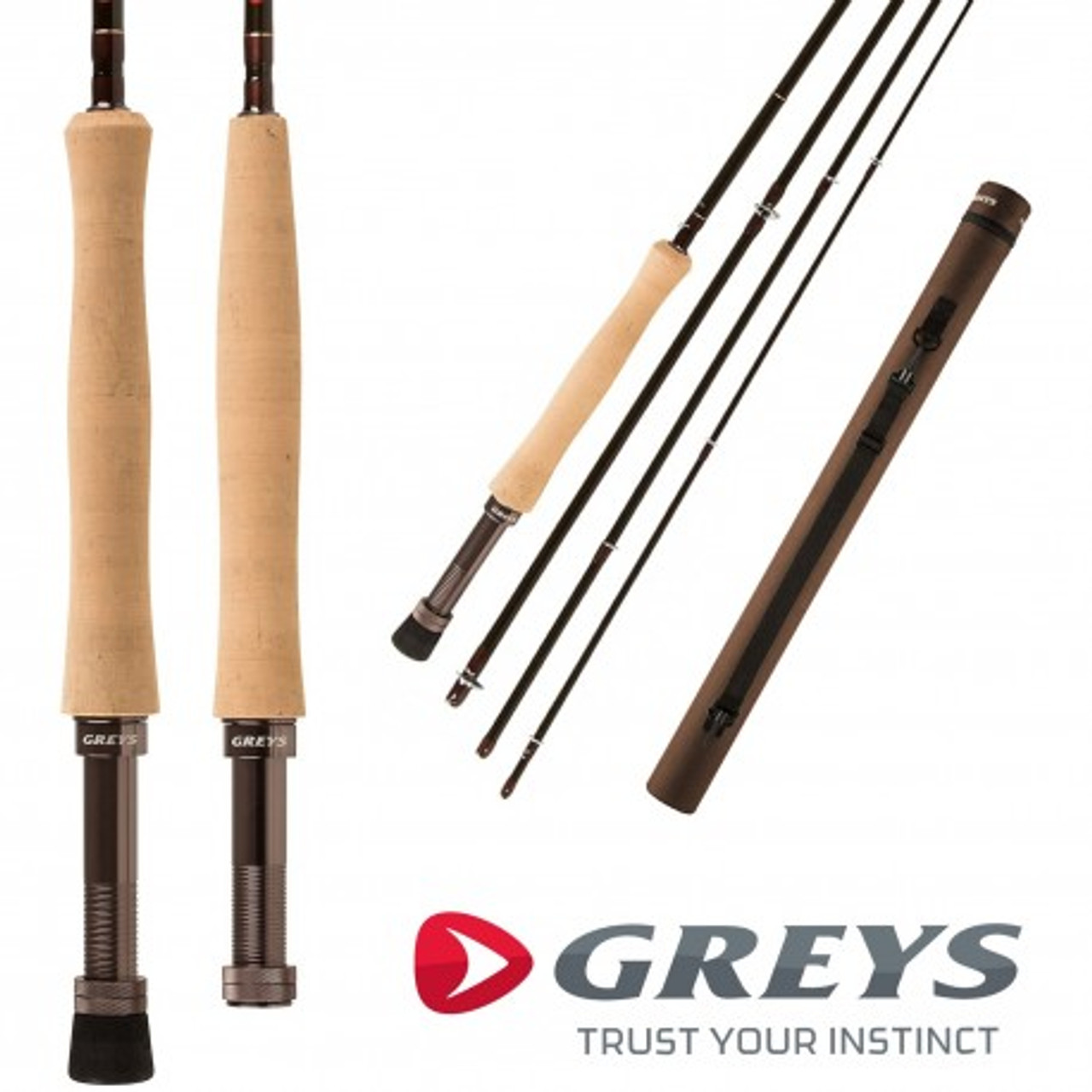 Greys GR30 4 Piece Fly Fishing Rod Multiple Sizes 
