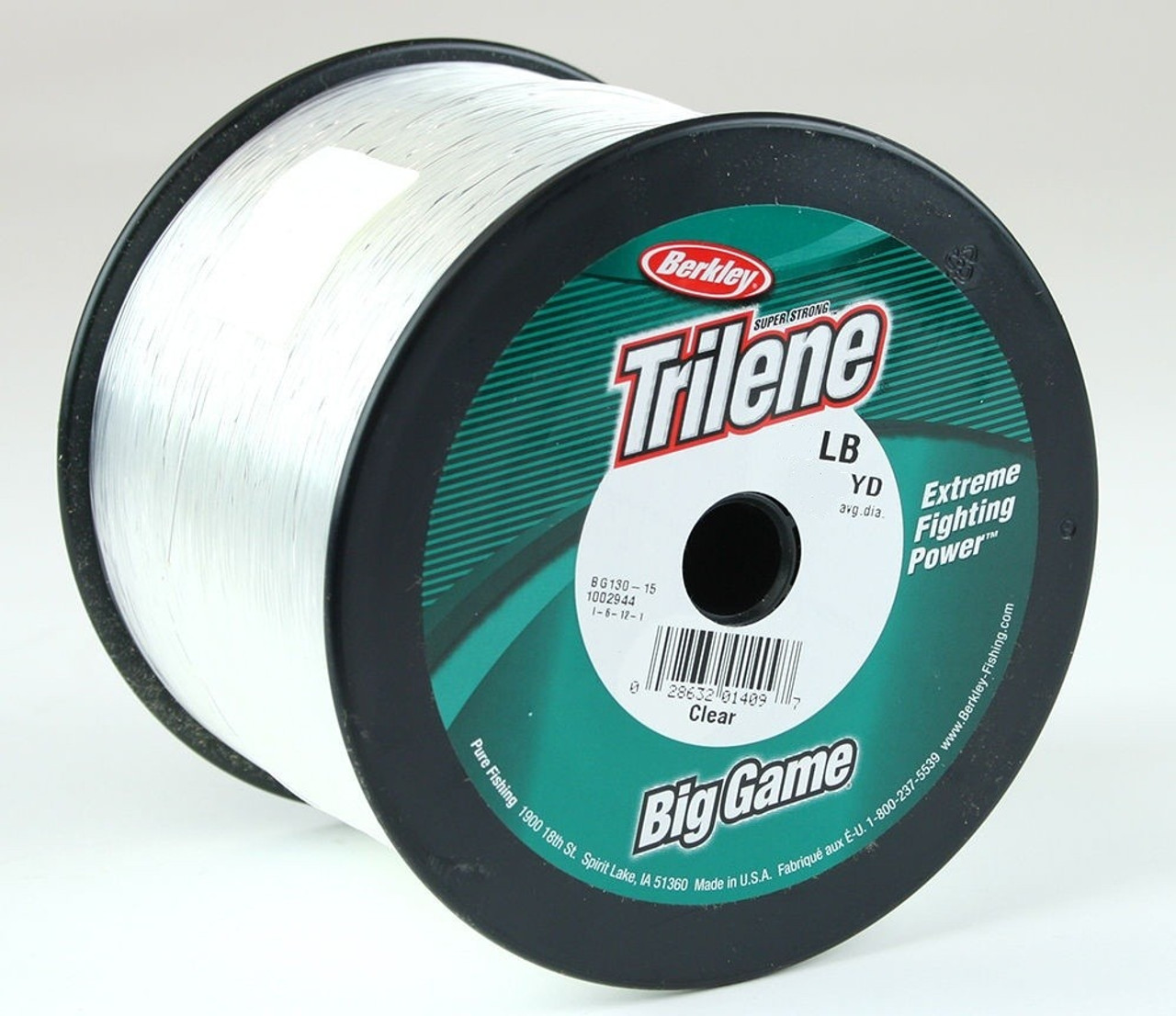 Berkley Trilene Big Game Clear Monofilament Fishing Line - 15 lb
