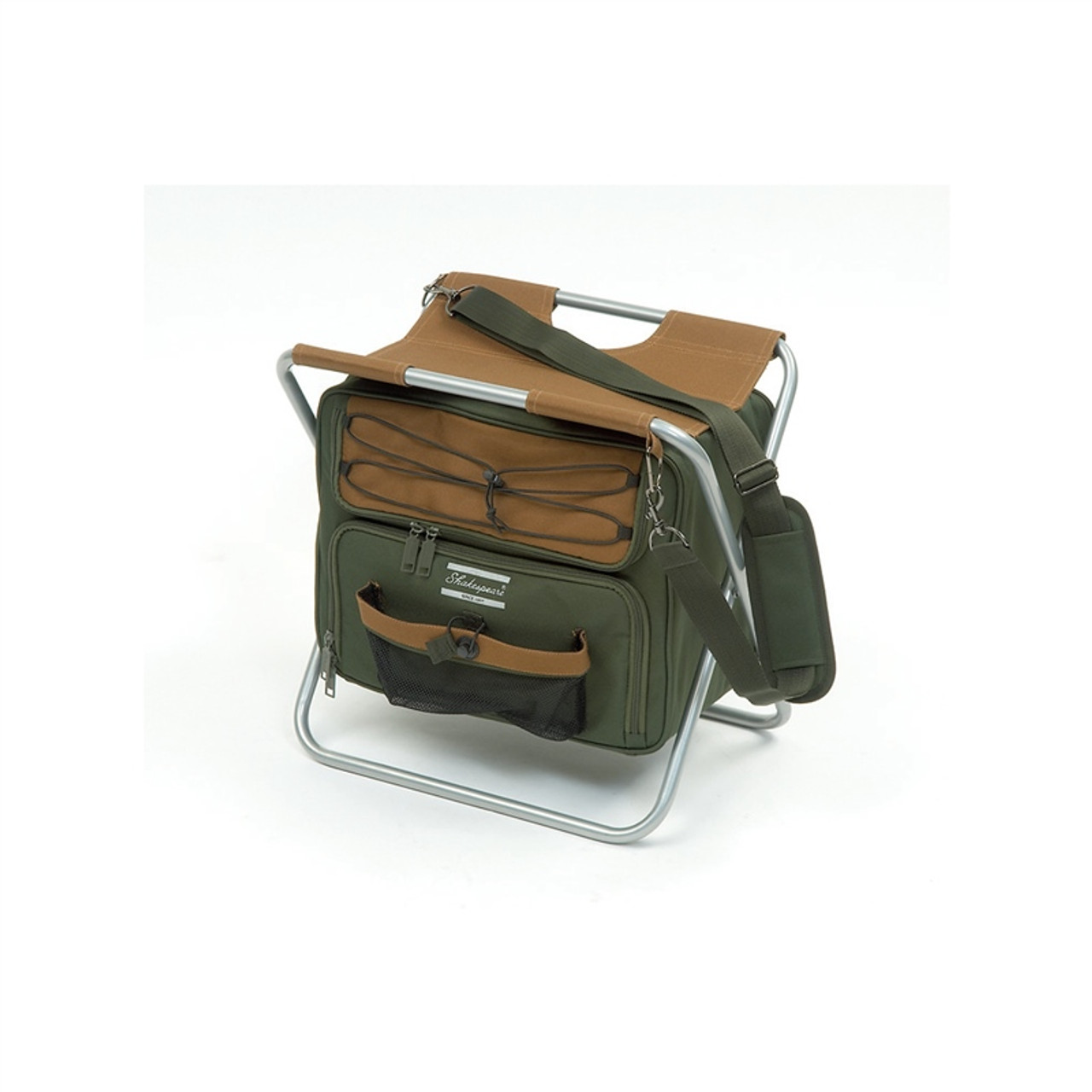 Shakespeare Folding Stool/Cooler Bag- Fishing Accessories - Stools