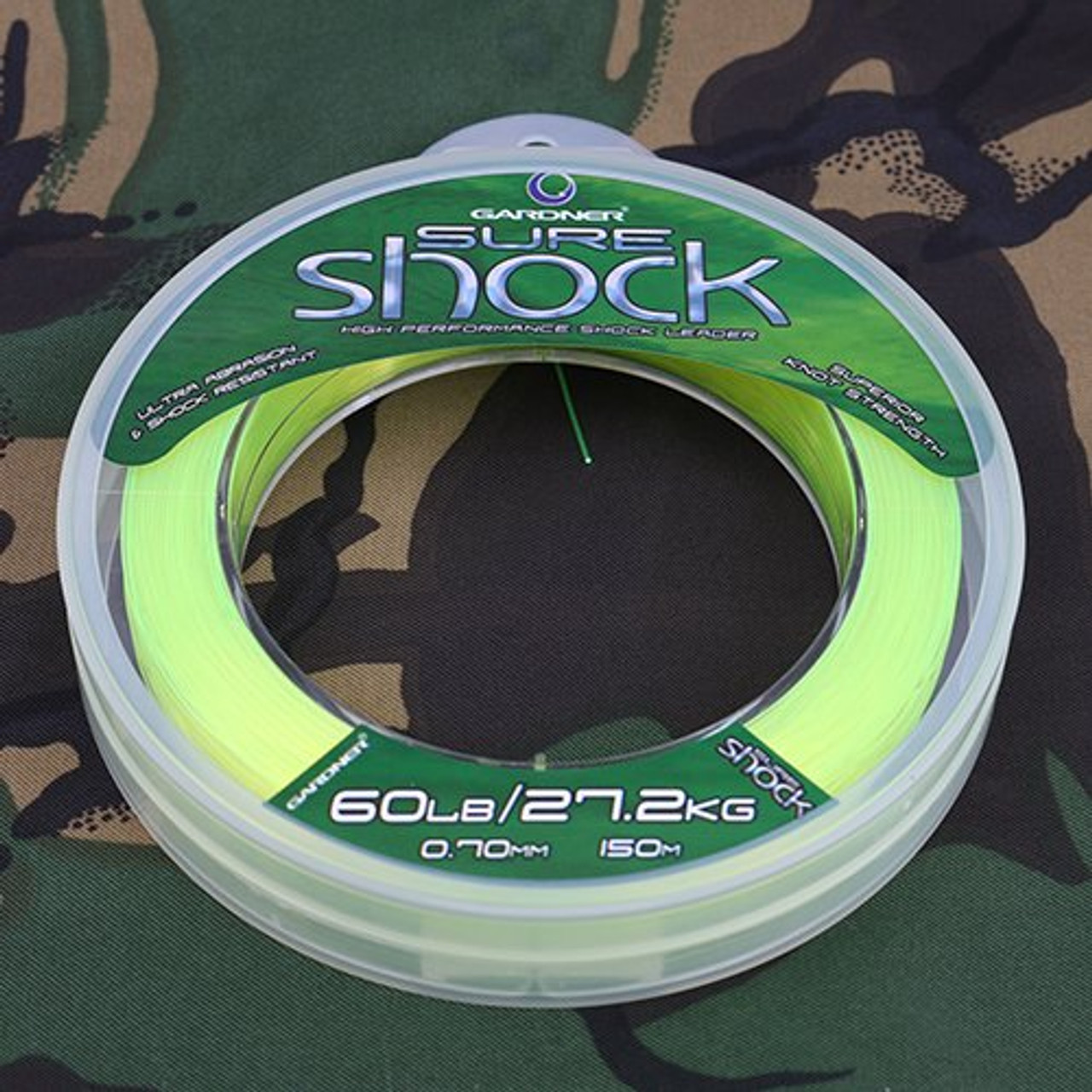 Gardner Sure Shock Leader/Rig Body - Neon Yellow