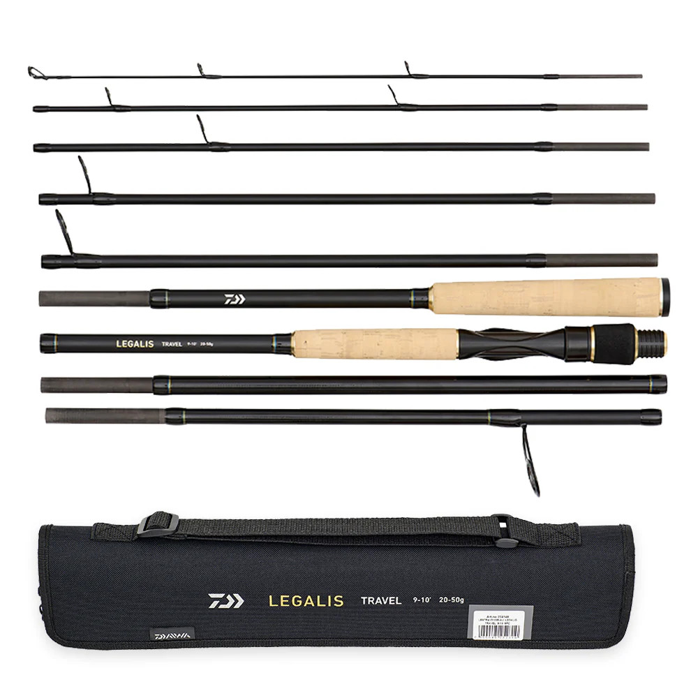 Daiwa Legalis 9'-10′ 20-50g - 9 Piece Travel Spinning Rod - Keen's