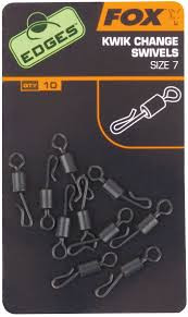 Fox Edges Kwik Change Swivels Size 7 x 10 - Keen's Tackle and Guns