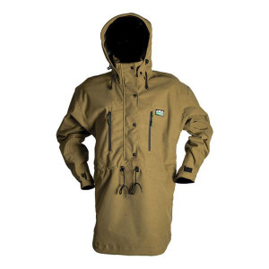 Ridgeline Monsoon Classic Smock Teak is waterproof and Breathable and comes in a Quiet lightweight 3 Layer laminated shell
