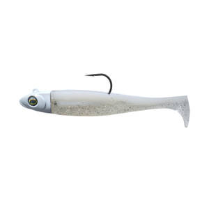 HTO Sad Shad Lure - 150mm - White Glitter