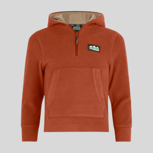 Ridgeline Kids Ballistic Fleece Hoodie - Russet