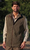 Portree micro bonded fleece bodywarmer in an olive colour