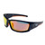 Big Dog Manta Polarised Sunglasses - Black/Orange