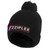 Zziplex Beanie Bobble Hat - Black