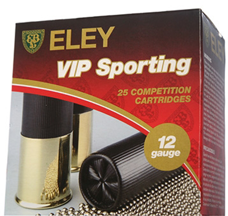Eley VIP Sporting 12 Bore Plastic or Fibre Shotgun Cartridges 2.75 inch