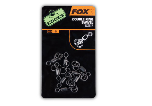 Fox Edges Double Ring Swivels Size 7 x 8 - Keen's Tackle and Guns