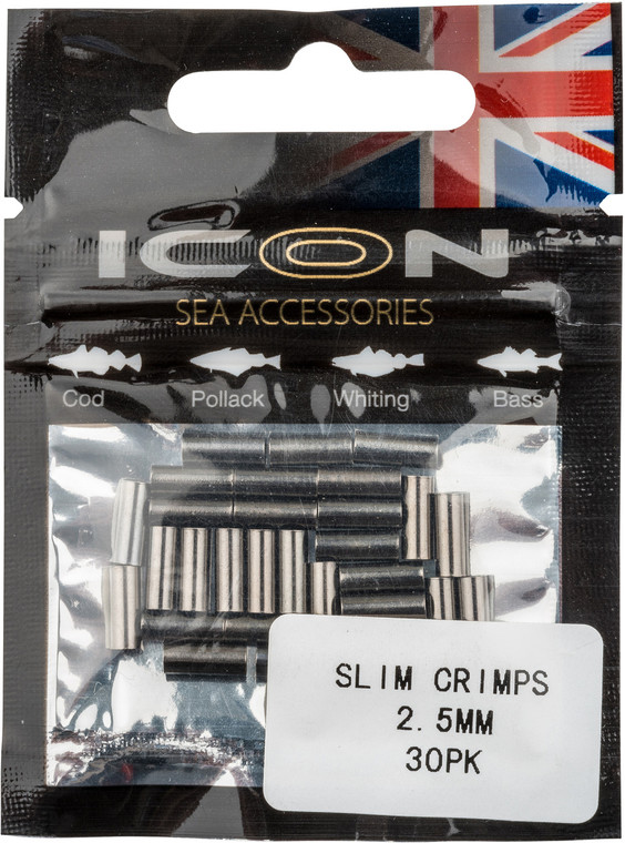 ICON Slim Crimps 2.5mm (30pk)