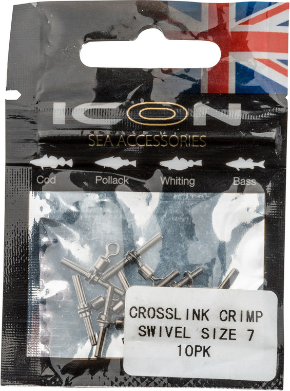 ICON Crosslink Crimp Swivel Sz 7 (10pk)