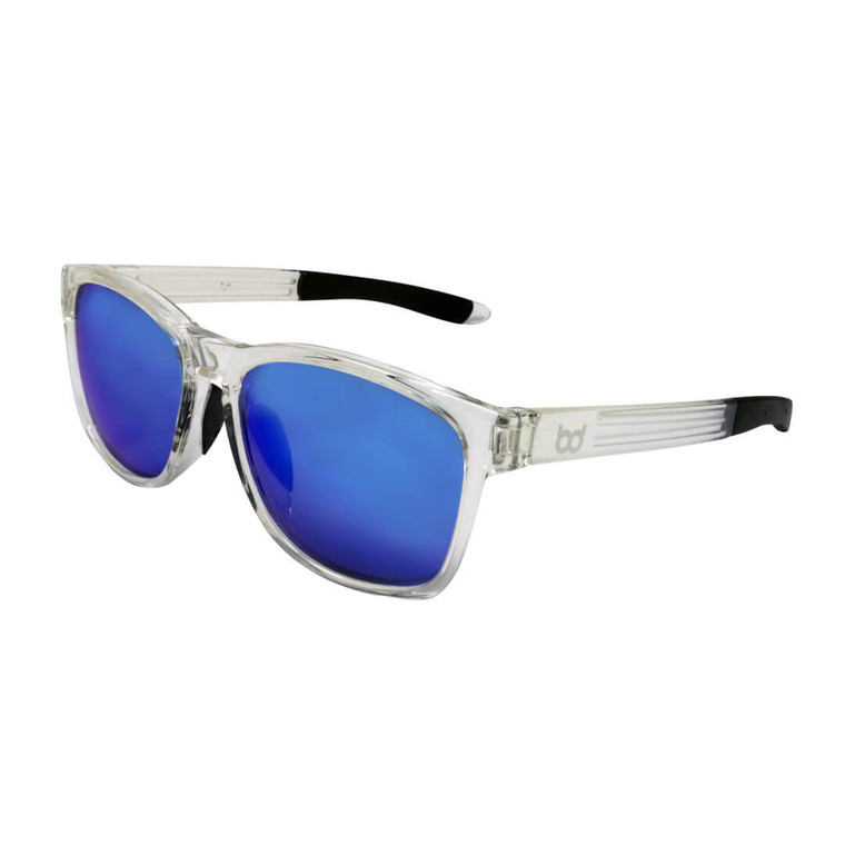 Big Dog Whiptail Polarised Sunglasses - Clear/Blue