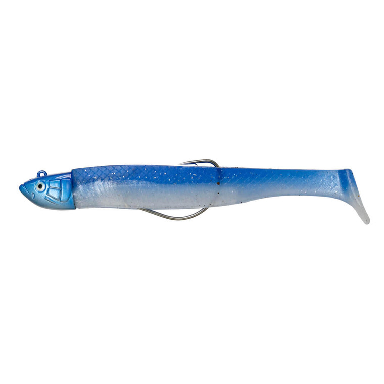 AXIA Weedless Minnow - Blue Glitter (2 Bodies + 1 Head)