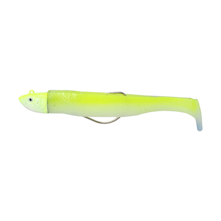 AXIA Weedless Minnow - White Chartreuse (2 Bodies + 1 Head)