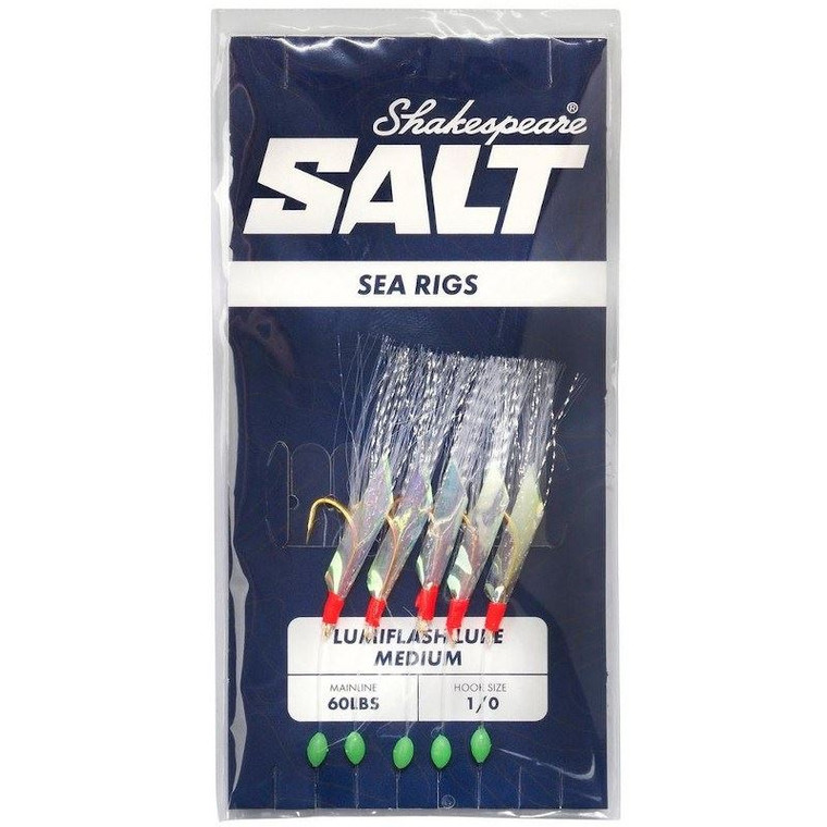 Shakespeare Salt Lumiflash Medium Lure Rig